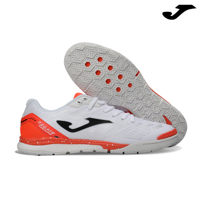 Sapatilhas desportivas Joma branco e laranja com sola antiderrapante