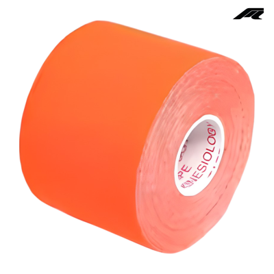 Rolo de fita adesiva alaranjada