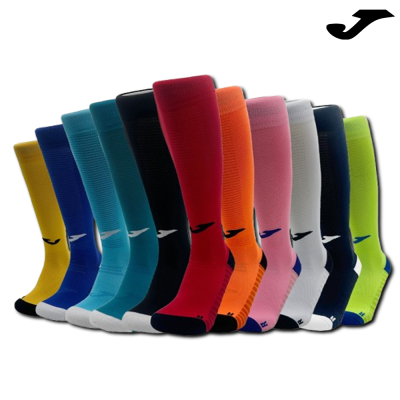 Conjunto de meias desportivas compridas em várias cores