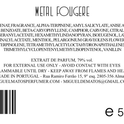 METAL&#x20;FOUGERE&#x20;EXTRAIT&#x20;DE&#x20;PARFUM&#x20;50ML