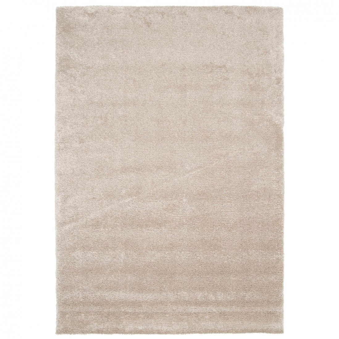 Tapete Lavável Relax Bege Taupé Tapete retangular bege claro de pêlo alto sobre fundo branco