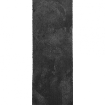 Tapete preto retangular com textura suave