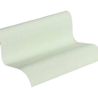 Rolo de papel de parede verde claro com textura