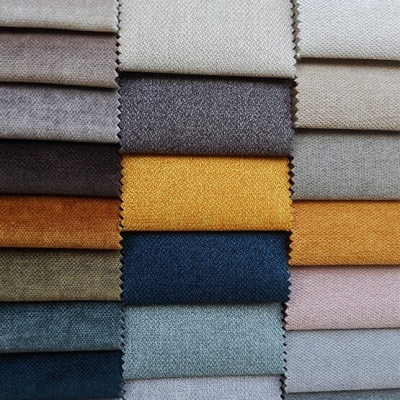 amostras de tecidos em várias cores sólidas organizadas em três colunas