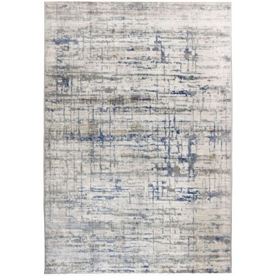 Tapete abstrato cinza, azul e bege com padrão texturizado