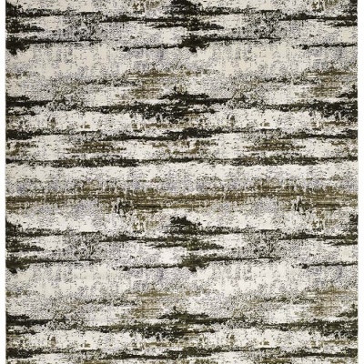 Tapete abstrato cinza, preto, branco e castanho com padrão irregular