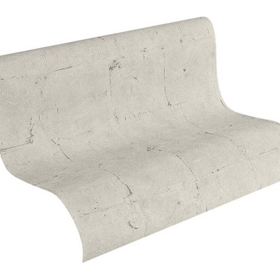 Rolo de papel de parede cinzento com padrão de rachaduras