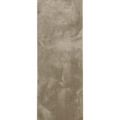 Tapete corredor bege com textura macia