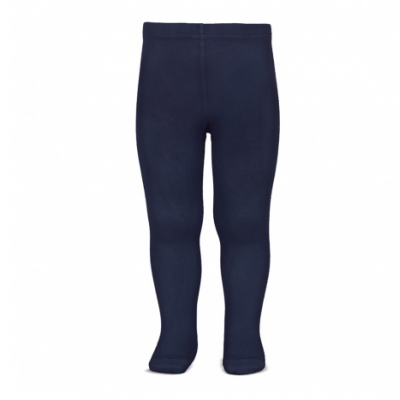 Calças legging de criança azul escuro em fundo branco