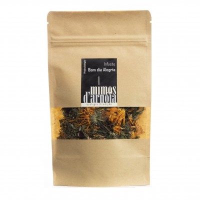 Saco de papel com infusão de chá Bom dia Alegria da marca mimos d'armonia