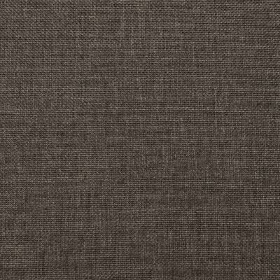 Tecido castanho escuro com trama fina e uniforme