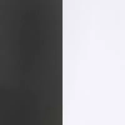 Folhas retangulares preta e branca lado a lado com textura lisa