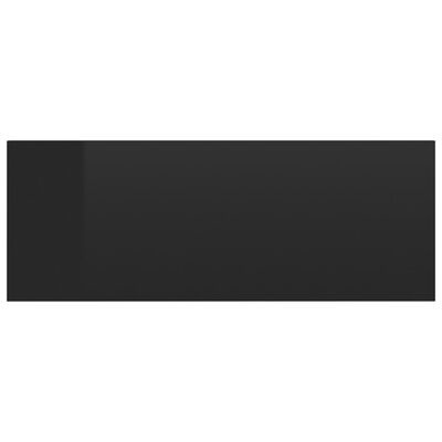 Painel preto retangular liso e mate