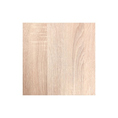 Painel quadrado de madeira clara com textura natural