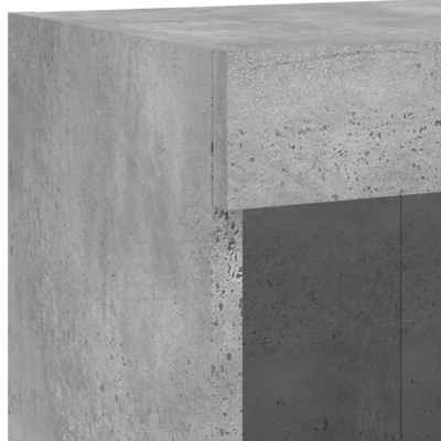 Mesa ou bloco retangular em betão com textura rugosa cinza