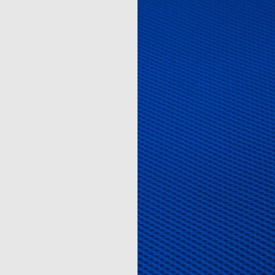 Superfícies lisa cinza claro e padrão de malha azul