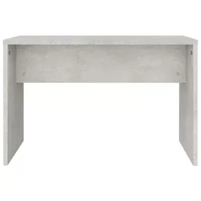 Secretária simples cinzenta clara com textura tipo concreto