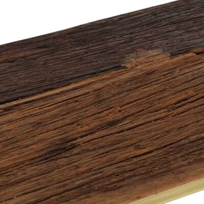 Tábuas de madeira rústica castanhas com veios e textura natural