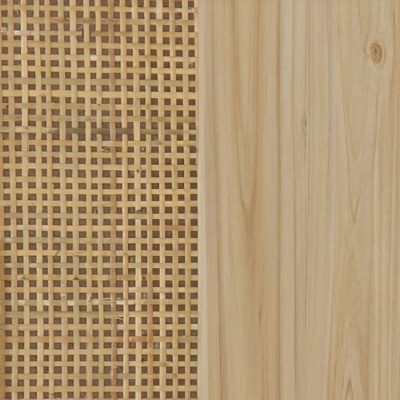 Superfícies de madeira com padrão trançado e madeira lisa clara