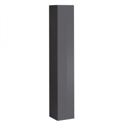 Coluna decorativa alta cinza escuro