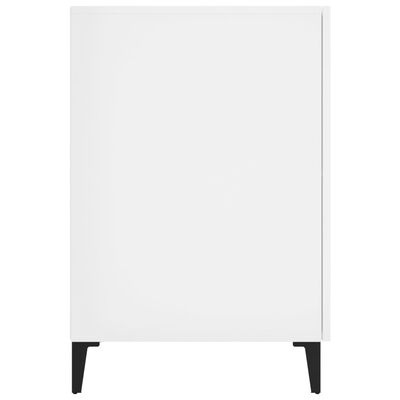 Móvel branco em MDF com pernas pretas