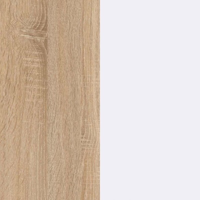 Superfície de madeira clara com textura natural e veios