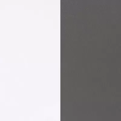 Imagem dividida ao meio com metade branca lisa e metade cinzenta texturada