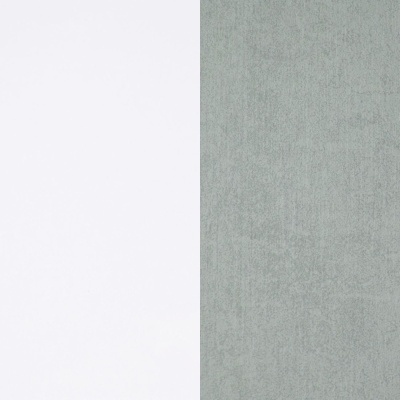 Divisão vertical com lado branco liso e lado cinza texturizado