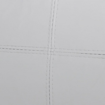 Superfície branca com costuras em padrão quadrado