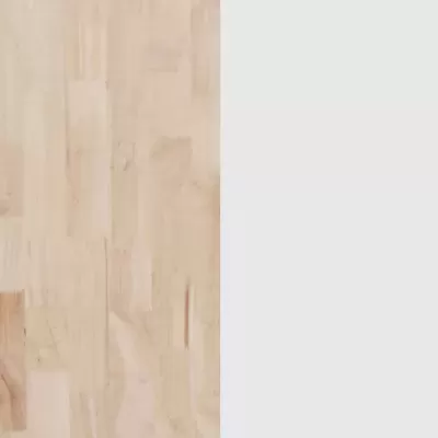 Superfície de mesa de madeira clara com veios naturais