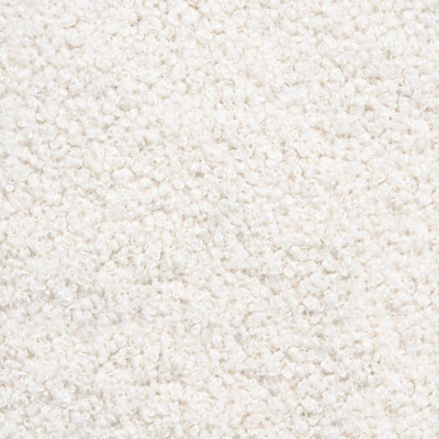 Tecido bouclé branco com textura de pequenos ganchos ou laçadas