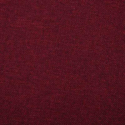 Tecido bordô com textura de trama visível