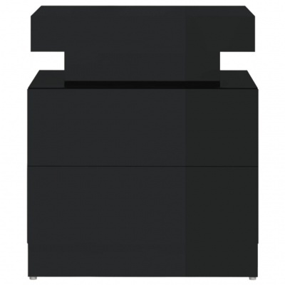 Coluna de arrumação preta com gavetas e prateleira