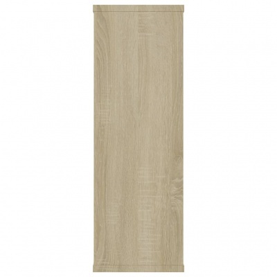 Móvel alto em madeira clara com textura de padrão de madeira