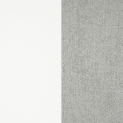 Superfícies branca lisa e cinza texturada lado a lado