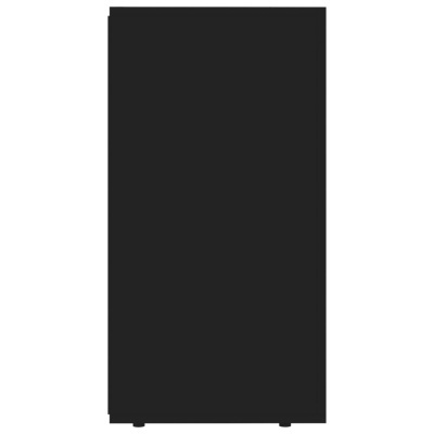 Frigorífico preto fosco de duas portas