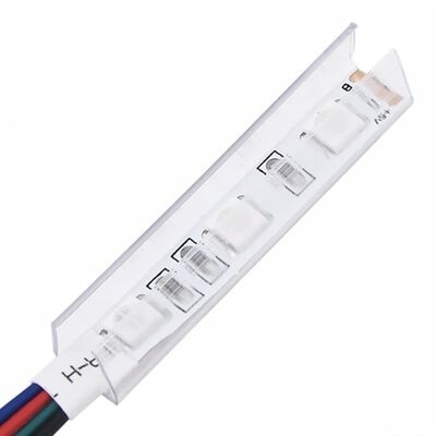 Tira LED flexível com LEDs e fios coloridos