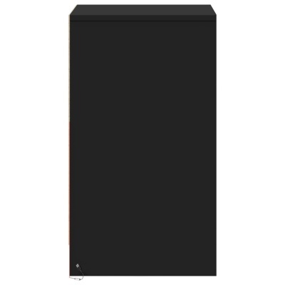 Caixa preta retangular com detalhes em preto