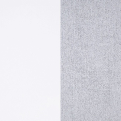 Superfícies branca lisa e cinzenta texturizada lado a lado