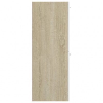 Porta de madeira clara com padrão de veios naturais e acabamento liso