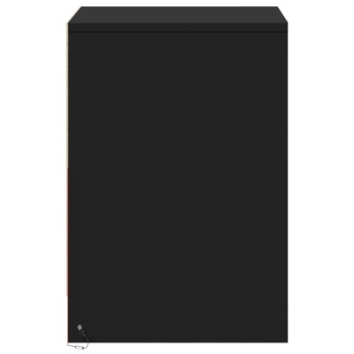 Quadro negro rectangular com moldura preta