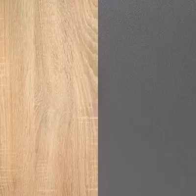 Superfície metade madeira clara e metade cinzento liso