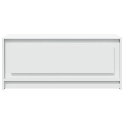 Móvel branco de madeira com portas de correr