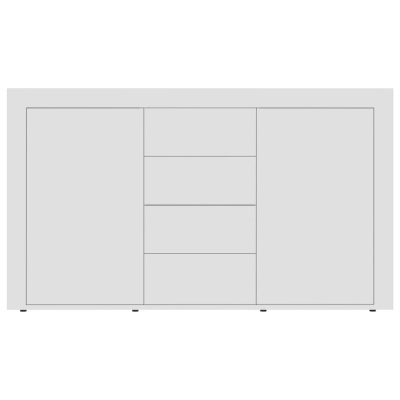 Móvel de arrumação branco com gavetas e portas