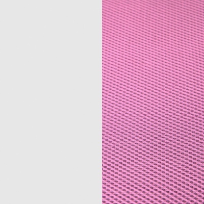 Tecido de malha rosa com padrão de pequenos orifícios uniformes