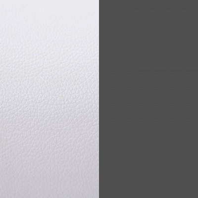 Textura branca de pele e superfície cinza escuro lado a lado