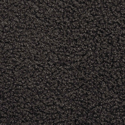 Tecido boucle preto com textura em caracóis