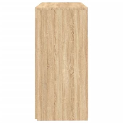 Armário retangular de madeira clara com padrão de veios naturais