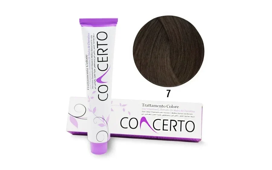 Tubo e caixa de coloração castanho escuro CONCERTO