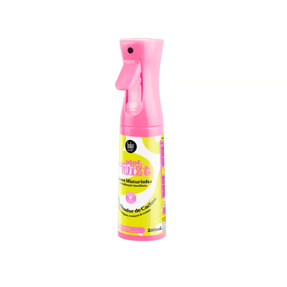 Garrafa de spray rosa com rótulo amarelo e rosa para odorizador de calçado